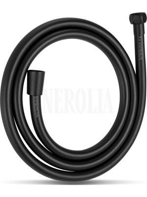 Nerolia 175 cm Siyah Pvc Duş Hortumu - Sızdırmaz ve Güvenli Tasarım