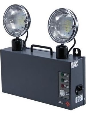 Die Grup Arsel Versalite LED VSL214/1 LED Acil Aydınlatma Armatürü Kesintide 60 Dak. Yanan 2X500 Lümen