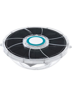 Die Grup Floatbright Havuz Fıskiyesi, Güneş Enerjisiyle Çalışan LED Işık, Çap 19,5 x 18,2 x 6,8 Cm, IP67, 7 Renkli, 9 Işık Modu, Otomatik Kapanma, 50 cm Su Çeşmesi, Lityum Pil, Otomatik Işık