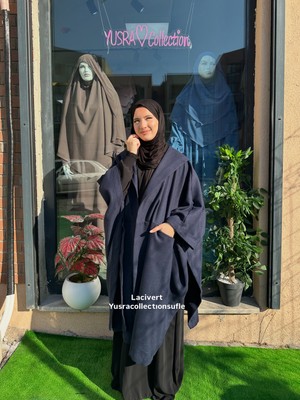 Yüsra Collection Tesettür Kaşe Panço