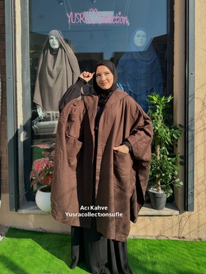 Yüsra Collection Tesettür Kaşe Panço