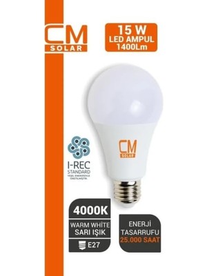 Die Grup 10'lu 15W LED Ampul Seti – E27 Duy, 4000K Gün Işığı, Yüksek Aydınlatma & Enerji Tasarruflu