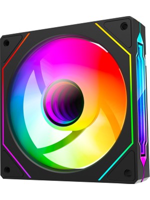 Die Grup Rampage 7C-120S 120 * 120 * 25MM Double Ring Aynalı Argb Siyah Kasa Fanı Fan Hızı (Rpm) 800-1800 Rpm.hava Akışı 38.5 Cfm. Gürültü Seviyesi 21.2 Db(A) Hava Basıncı 1.1 MMH2O [max.] (Rampage 7C-120S)