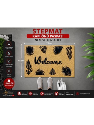 Die Grup Stepmat Nem ve Toz Alıcı Velür Coco Kapı Önü Paspası