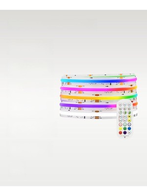 Die Grup Cob Rgb Pixel Şerit LED - Animasyonlu - Sese Duyarlı - 5 Metre (Kumandalı)