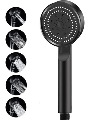 Die Grup Turbo Fan Lite El Duşu Handshower, Siyah