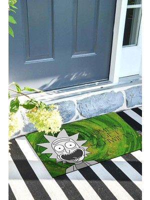 Die Grup Dekoratif Kapı Önü Paspas, Dış Mekan/ev Içi/banyo/mutfak/yatak Odası/giriş Paspasları Rick And Morty