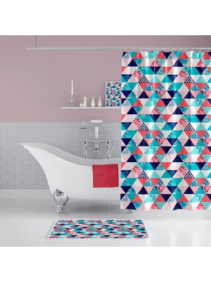 Die Grup Zethome Abstract Deer Banyo Duş Perdesi Tek Kanat 1X180X200