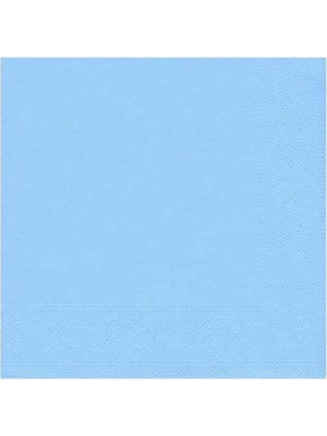 Die Grup Benim Marifetlerim - Düz Desenli Mavi Peçete 33 * 33