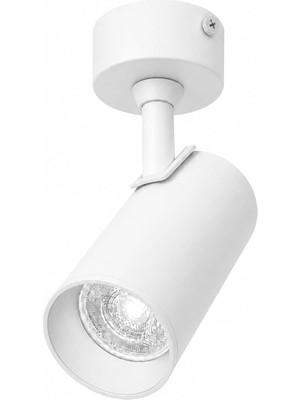 Die Grup GU10 Duylu Beyaz Aplik Spot – 4,5W 6500K Beyaz Ampul Dahil, Ayarlanabilir Başlık, Duvar ve Tavan Spot Armatür 220V Elektrik Bağlantısı Gerekir, (Pilli/şarjlı Değildir)