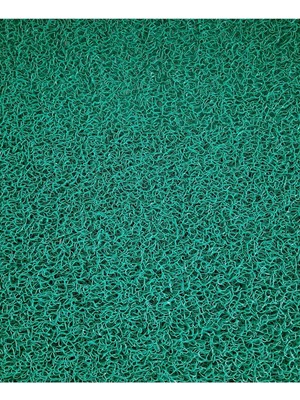 Die Grup Karmat Kıvırcık Paspas, Karmaşık Paspas, Pvc Paspas, 100CM.*100CM. YEŞIL-100 x 100