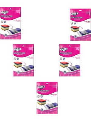 Die Grup Vindex Vakumlu Giyisi Yastık Yorgan Saklama Torbası Poşeti Hurç -Xx Large -80X100 Cm. -2'li 10 Paket