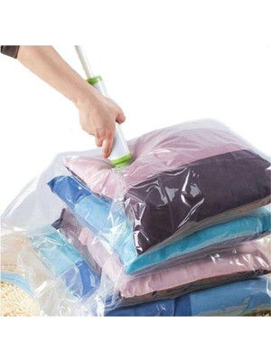 Die Grup Emirler 50 * 70 Magıc Saver Bag Vakumlu Hurç Saklama Poşet - Vakum Hurç Şeffaf Tek Ebat