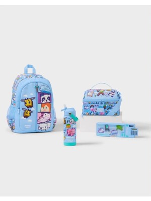 Smiggle Minecraft Classic Okul Çantası 4'lü Set