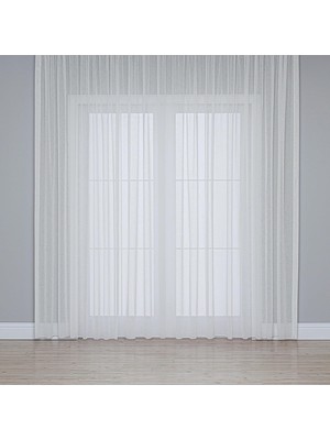Die Grup Fabric Design Keten Plus Tül Perde (Ekru, 100 x 200)
