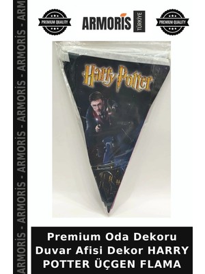 Armoris Premium Oda Dekoru Duvar Afisi Dekor Harry Potter Üçgen Flama