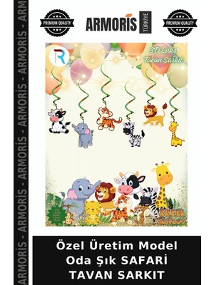 Armoris Özel Üretim Model Oda Şık Safari Tavan Sarkıt