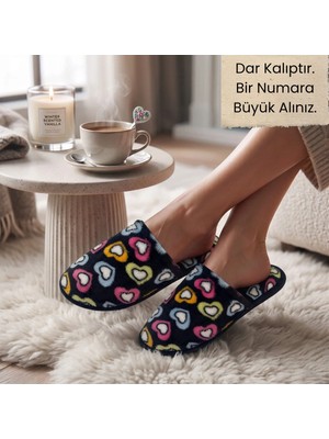 Çetik Kadın Kışlık-Misafir-Çeyizlik Yumuşak Süngerli Taban Ev Terliği
