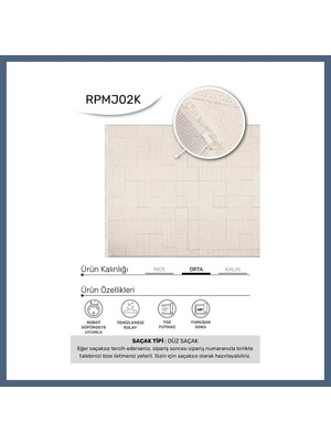 Bezos Youdayhomecollection Margin Model Oturma Odası Halısı · Ebat: 80X80 BZS10
