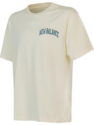 New Balance Lifestyle UNT1601-SST Kadın Krem T-Shirt