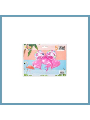 Bezos SVN-257 Balon Folyo Set Yüzük Flamingo 1 Adet MBT06
