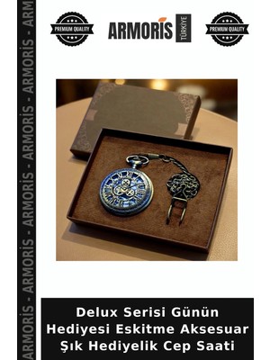 Armoris Delux Serisi Günün Hediyesi Eskitme Aksesuar Şık Hediyelik Cep Saati