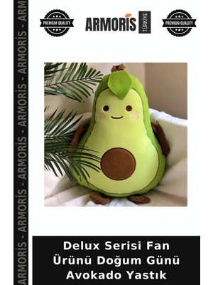 Armoris Delux Serisi Fan Ürünü Doğum Günü Avokado Yastık