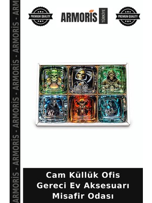 Armoris Cam Küllük Ofis Gereci Ev Aksesuarı Misafir Odası