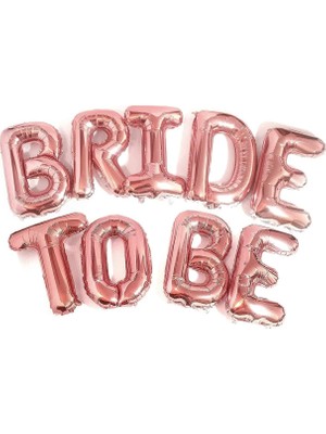 Happy Trend 40 cm Rose Gold Bride To Be Folyo Balon