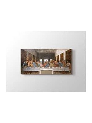 Happy Trend Sanat Leonardo Da Vinci - Son Akşam Yemeği Tablo-40 x 60 cm Yatay