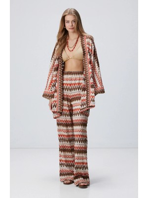 Network Off-White Brown Beach Trousers