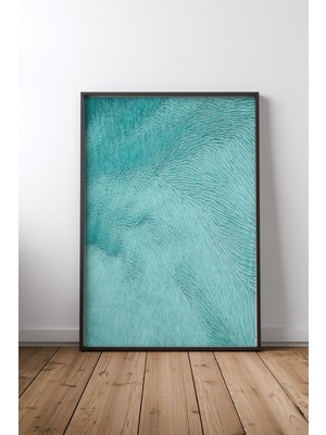 Keyf Home Cracks Siyah Çerçeveli Mdf Tablo Poster Salon Duvar Dekoru Hediye