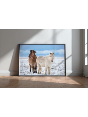 Keyf Home Brothers Siyah Çerçeveli Mdf Tablo Poster Salon Duvar Dekoru Hediye