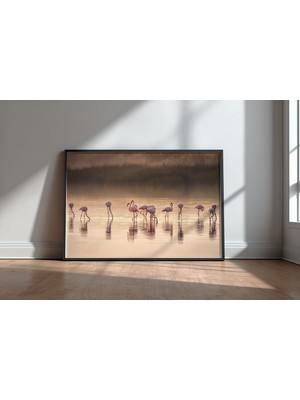 Keyf Home Photographic Ode To Monet Siyah Çerçeveli Mdf Tablo Poster Salon Duvar Dekoru Hediye