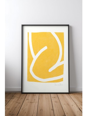 Keyf Home Mellow Siyah Çerçeveli Mdf Tablo Poster Salon Duvar Dekoru Hediye