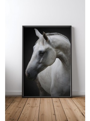 Keyf Home Maggie Siyah Çerçeveli Mdf Tablo Poster Salon Duvar Dekoru Hediye