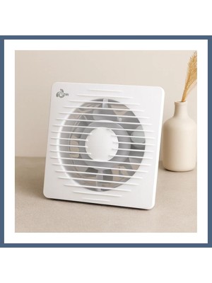 Bezos 8" (200MM) 200 M³/h Banyo Tuvalet Havalandırma Aspiratörü 40W BZS10