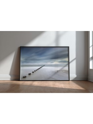 Keyf Home Sanat Fotoğrafı Tasarım 5 Siyah Çerçeveli Mdf Tablo Poster Salon Duvar Dekoru Hediye