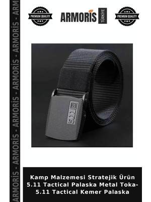 Armoris Kamp Malzemesi Stratejik Ürün 5.11 Tactical Palaska Metal Toka- 5.11 Tactical Kemer Palaska