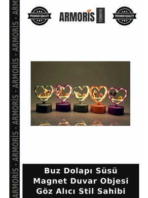 Armoris Buz Dolapı Süsü Magnet Duvar Objesi Göz Alıcı Stil Sahibi