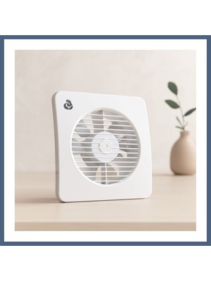 Bezos 150 mm Plastik Banyo Tuvalet Aspiratörü 20W 320 M3/h BZS10