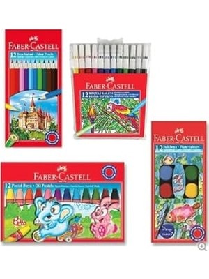 Toptan Budur Boya — Faber Castel 4'lü Set