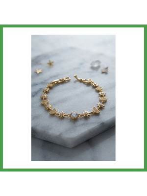 Soi Home Gold Renk Celestial Yıldız ve Hilal Model Kadın Bileklik Soı