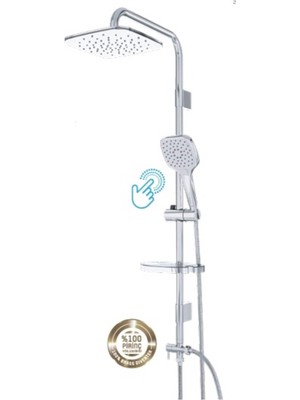 Elarque Robot Duş Seti Krom
