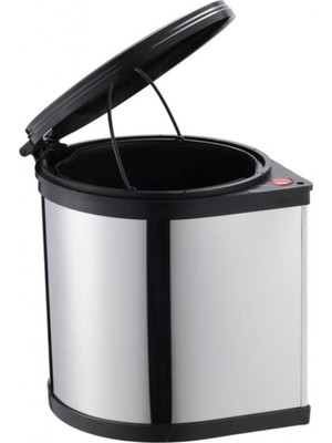 Elarque 11 Litre Çöp Kovas Dolap Içi Akıllı Kapak Paslanmaz Çelik Mutfak Banyo Balk