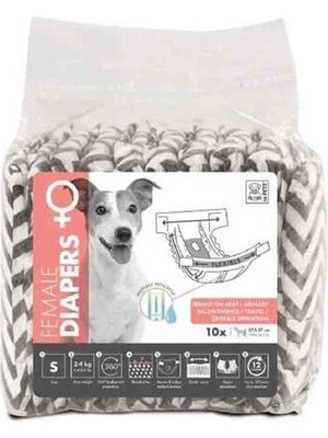 Hilera M-Pets Diapers Dişi Köpekler Için Külot (S) 10LU