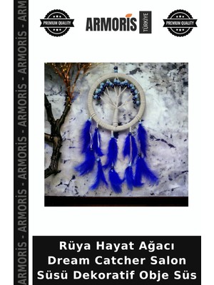 Armoris Rüya Hayat Ağacı Dream Catcher Salon Süsü Dekoratif Obje Süs