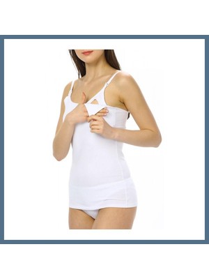 Bezos Emzirme Atleti 1268 White · Beden: Xl · Renk: White Bbz