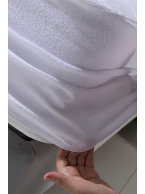 Happy Trend Çift Kişilik Battal Boy Fitted Lastikli Sıvı Geçirmez Alez 180X200