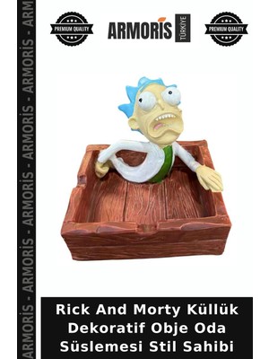 Armoris Rick And Morty Küllük Dekoratif Obje Oda Süslemesi Stil Sahibi
